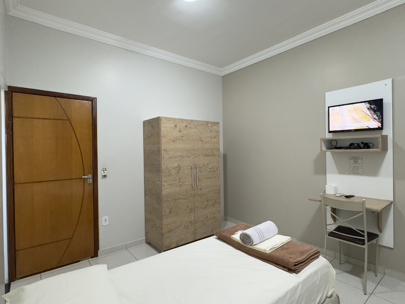 Apartamento com cama de solteiro