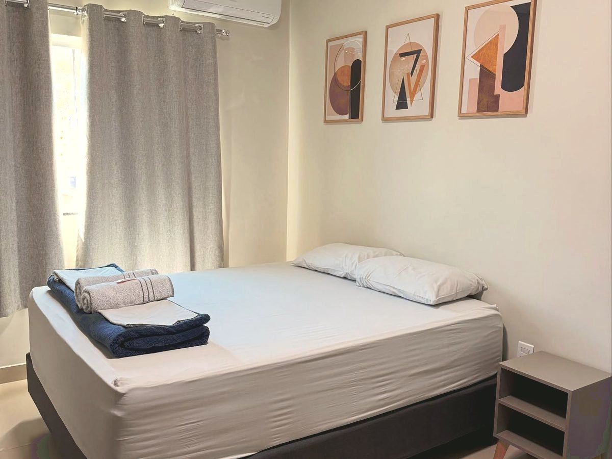 Apartamento com cama queen